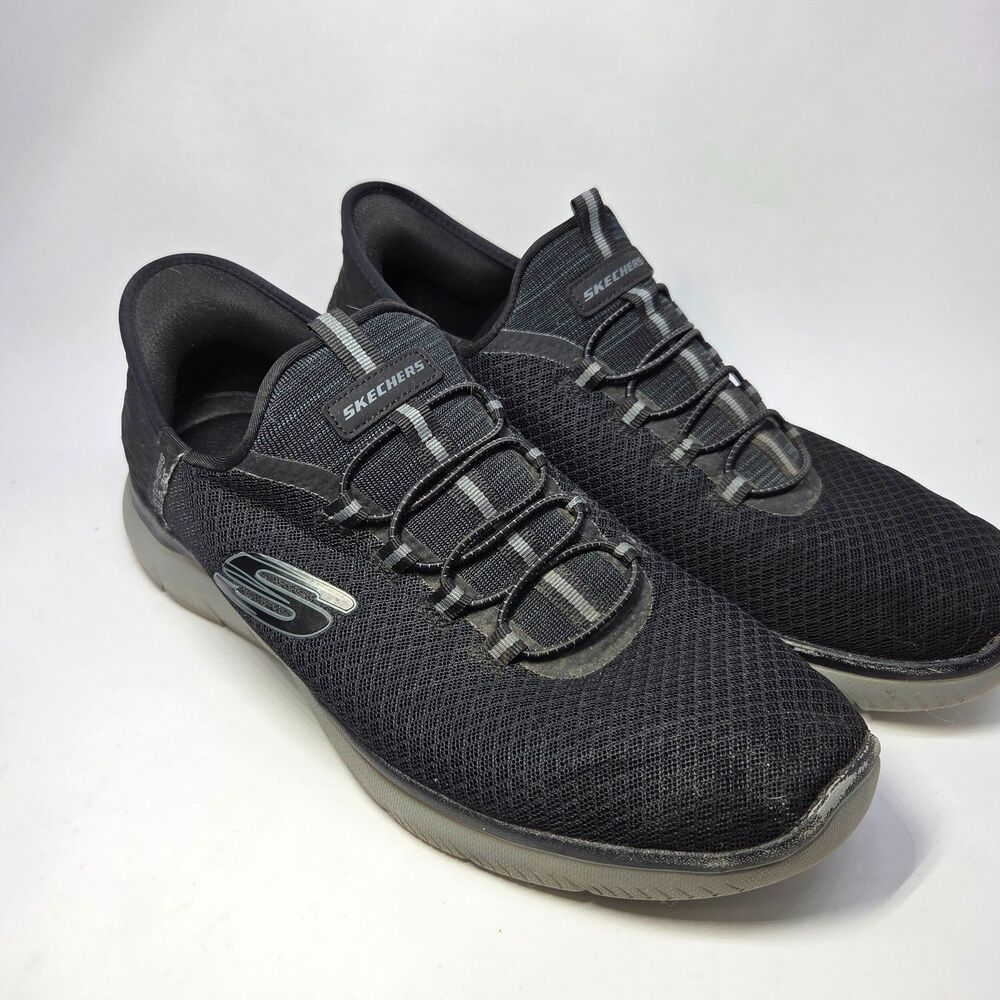 Skechers Slip Ins Mens Size 11 Black Shoes